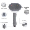 Self Cleaning Pet Hair Remover Brush For Dogs Cats