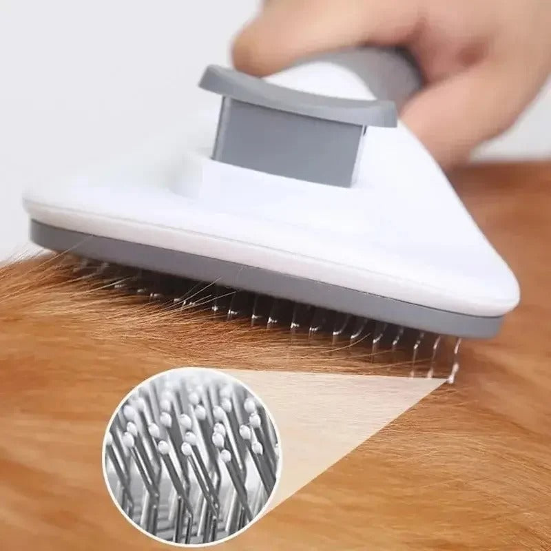 Self Cleaning Pet Hair Remover Brush For Dogs Cats