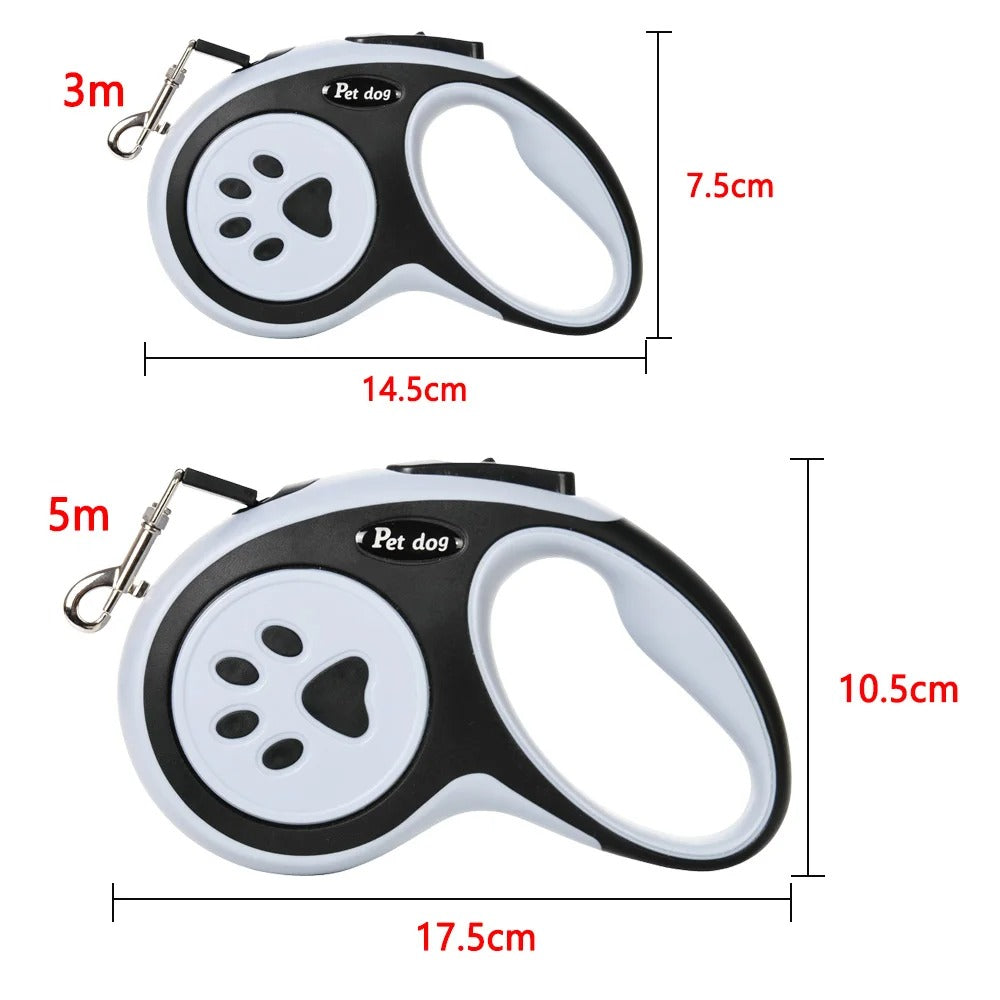 3m 5m Nylon Pet Dog Leash Automatic Retractable Extending