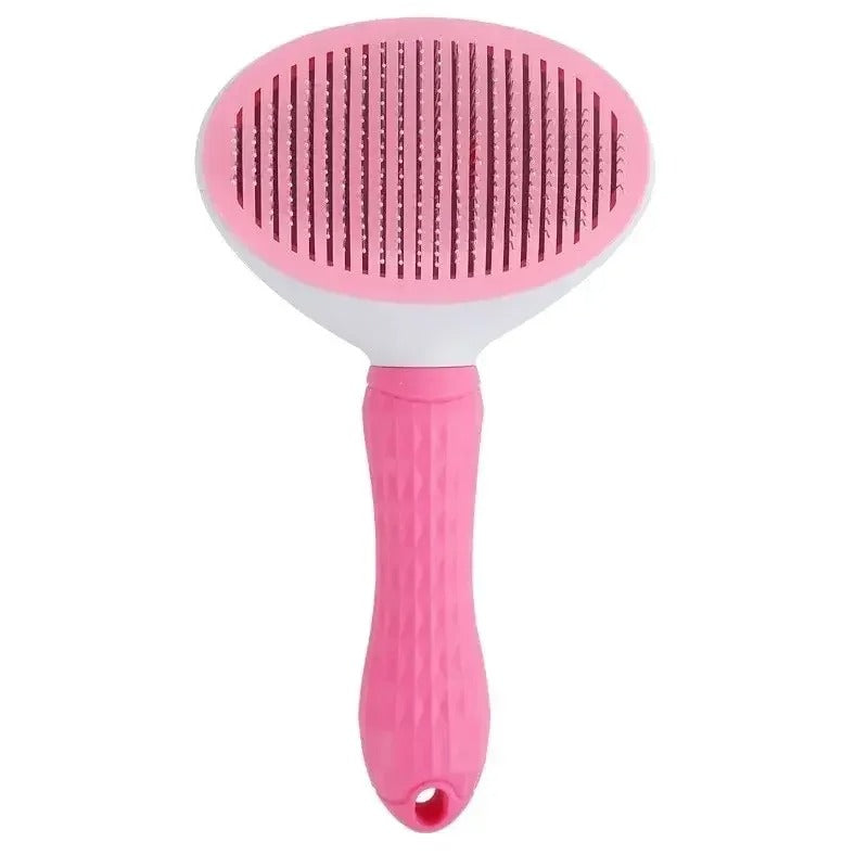 Self Cleaning Pet Hair Remover Brush For Dogs Cats
